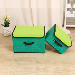 美人心系列 衣物 有蓋整理箱 收納箱 綠色 小